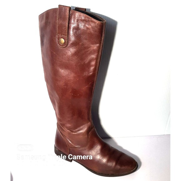 Lavorazione Artigiana Shoes - Lavorazione Artigiana Brown Leather Western Riding Boots Womens Size EU38 US 7.5